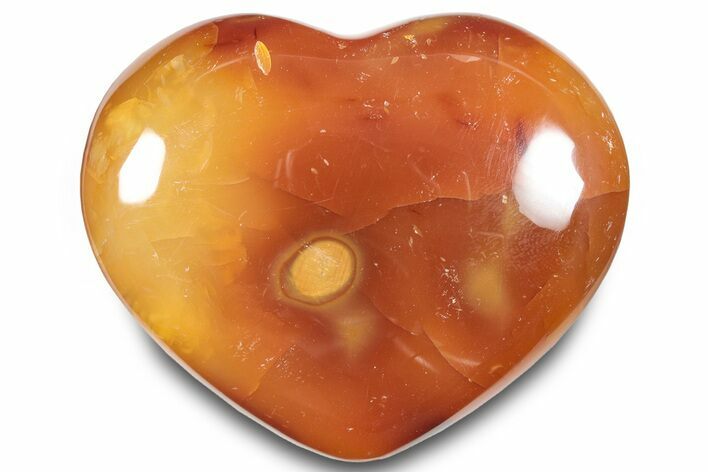 Colorful Carnelian Agate Heart #293758